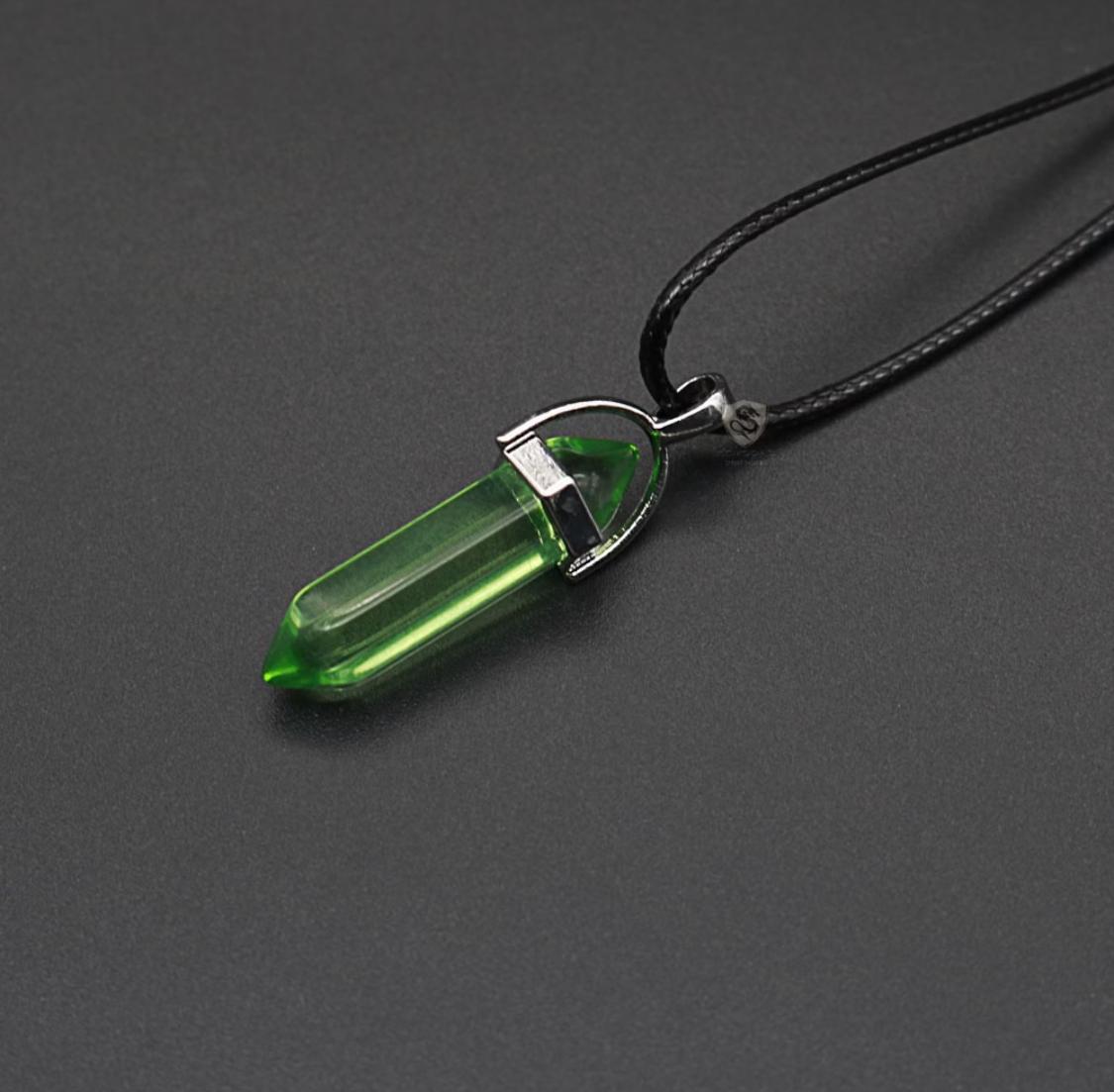 Foto de Pedra lua onix cristal resina verde claro