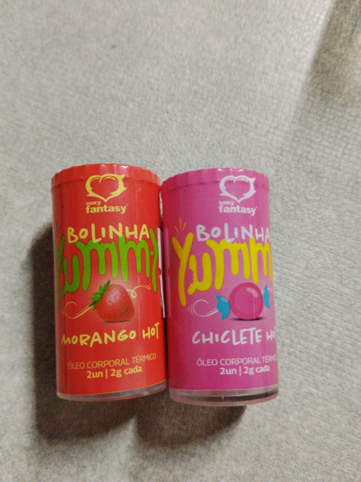 Foto de Bolinha yummy chiclete hot – óleo corporal térmico