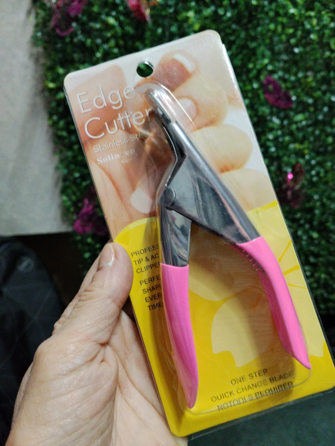 Foto de Alicate cortador de unhas postiças edge cutter em aço inox
