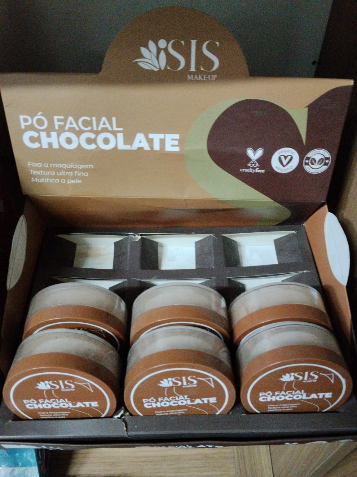 Foto de Pó facial chocolate