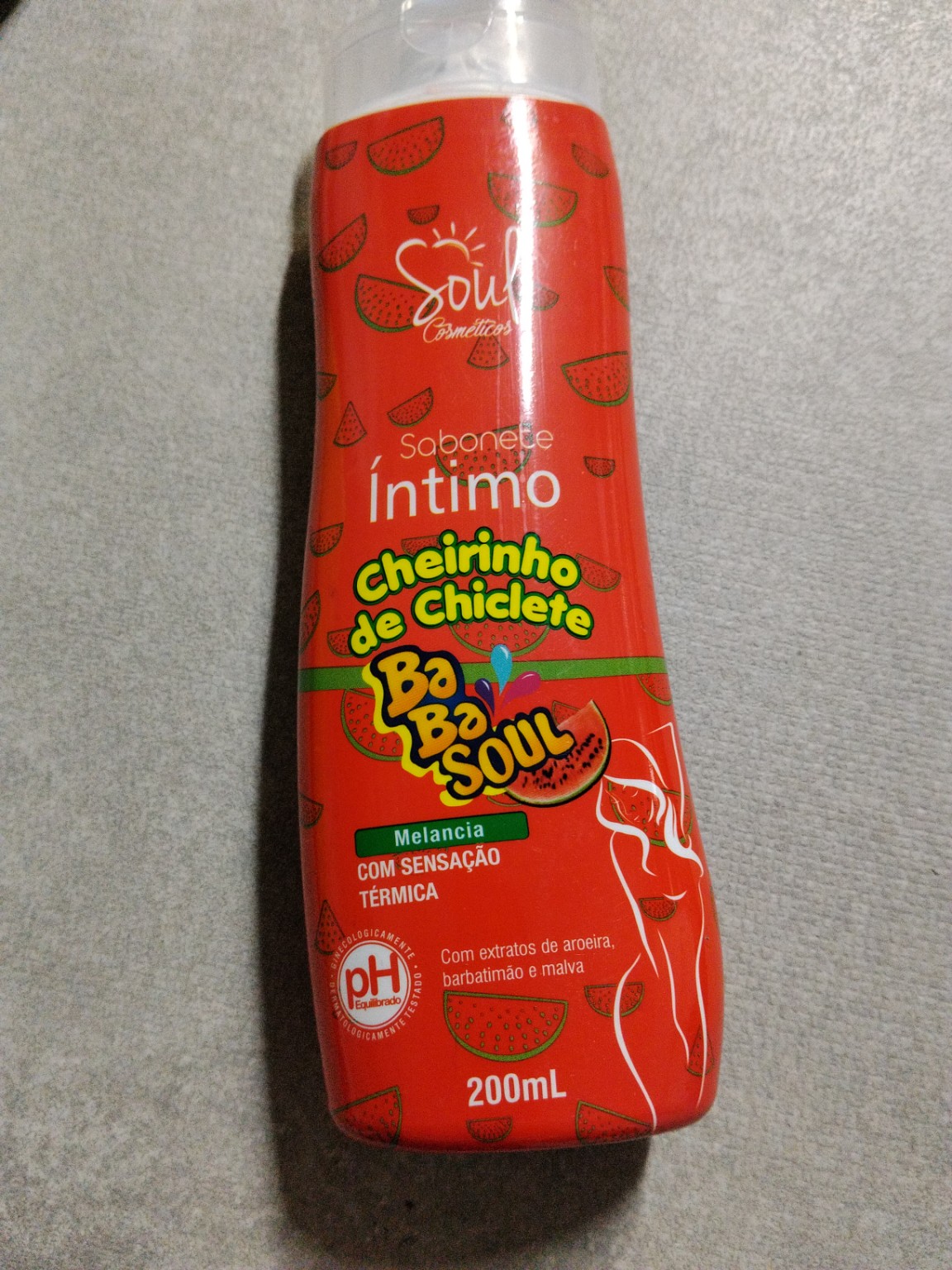 Foto de Sabonete íntimo cheirinho de chiclete